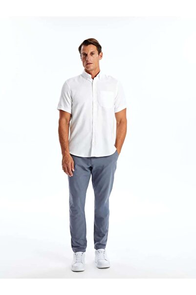 LC Waikiki LCWAIKIKI Classic İndigo Standart Kalıp Erkek Chino Pantolon
