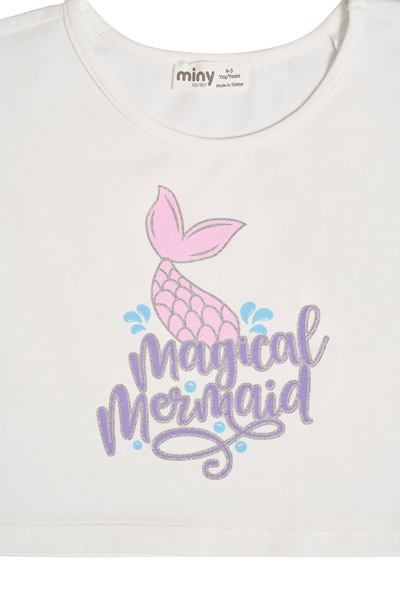 Miny Center Λευκό T-Shirt - Κορίτσι