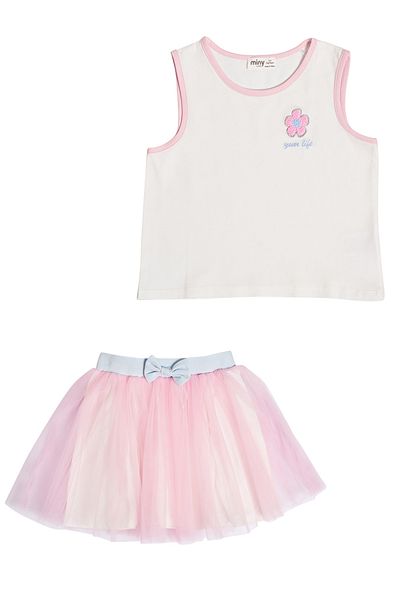 Miny Center Girl's Tutu Skirt Set of 2