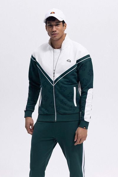 Ellesse Ανδρικό πορτοκαλί μπλουζάκι EM354 με φερμουάρ