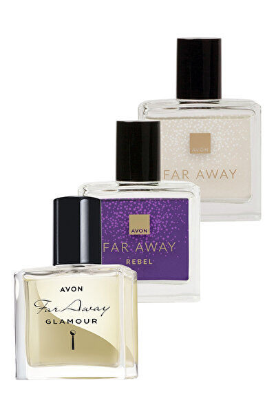 AVON Far Away Klasik Glamour ve Rebel Kadın Parfüm Paketi