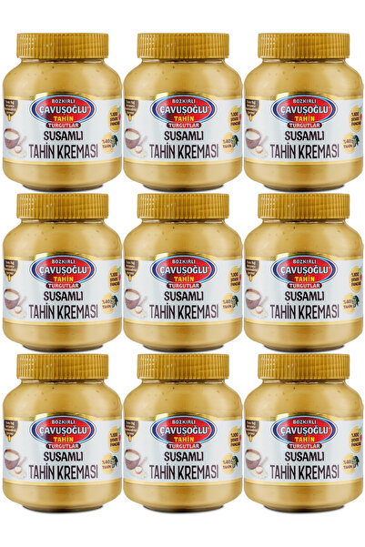Bozkırlı Çavuşoğlu Çavuşoğlu Susamlı Tahin Kreması 330 gr x 9 Adet
