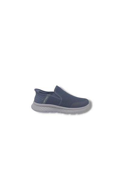 Zerhan Men's 2536 Gray Mesh Walking Running Sports Shoes