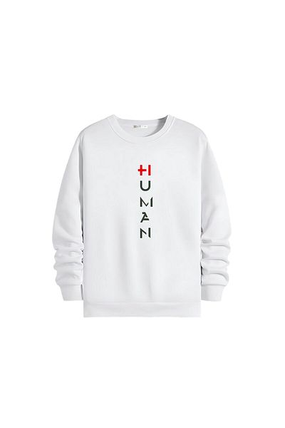 Gölge Store Slimfit Crew Neck Sweatshirt - Modern and Stylish Unisex Printed Model 1366