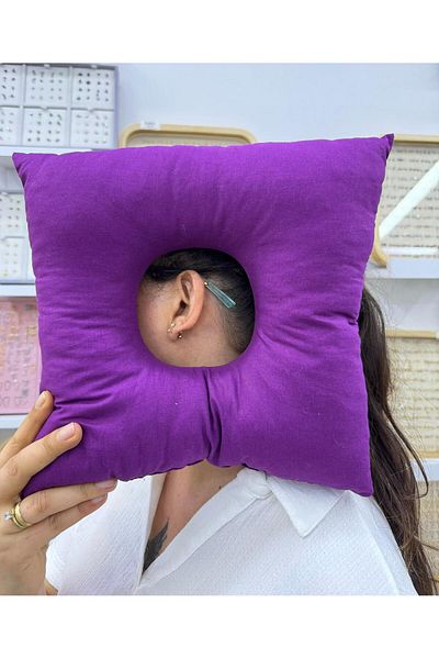 Arescollection Comfortable Sleeping Pillow with Piercing