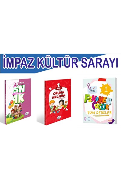 fenomen çocuk 1.SINIF TÜM DERSLER SORU BANKASI +OKUMA ANLAMA+5N 1K OKUMA ANLA...