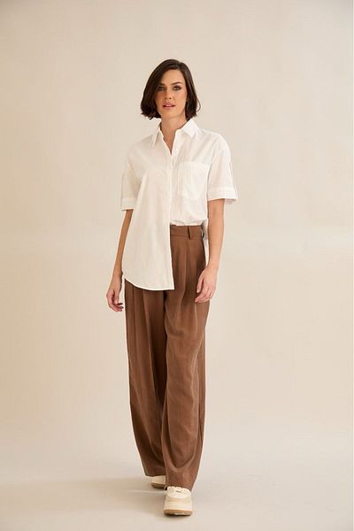 OYERGA MODA Women's Short Sleeve Shirt