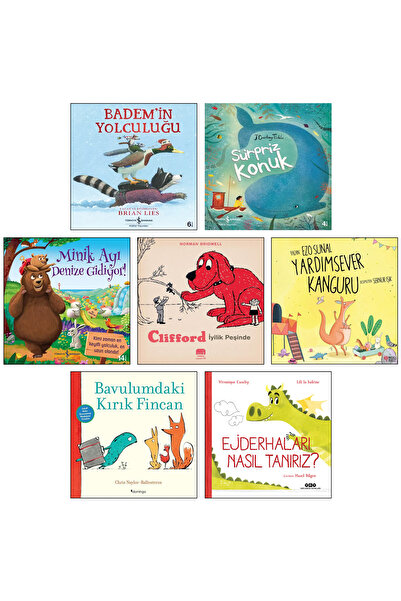 TÜRKİYE İŞ BANKASI KÜLTÜR YAYINLARI Sürpriz Konuk Minik Ayı Denize Gidiyor İyilik Dostluk Yardımsever Kanguru Bavulumdaki Kırık Fincan 7