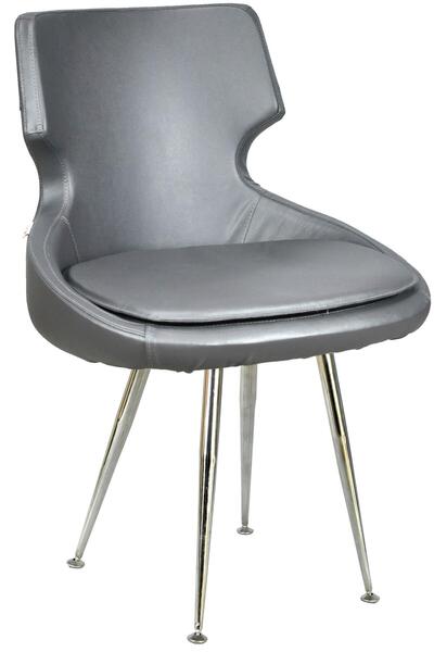 Bürocci Zaga Metal Ayaklı Misafir Koltuğu-gri-2023p0125