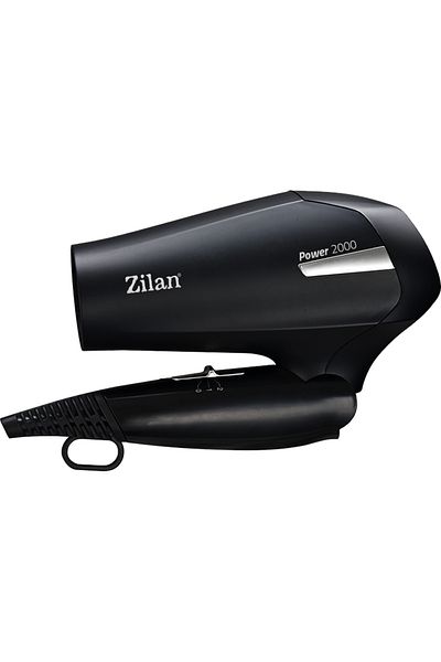 Zilan Uscator de par Zilan ZLN9396, 2000W, 2 trepte de viteza, 2 trepte de temperatura, Negru