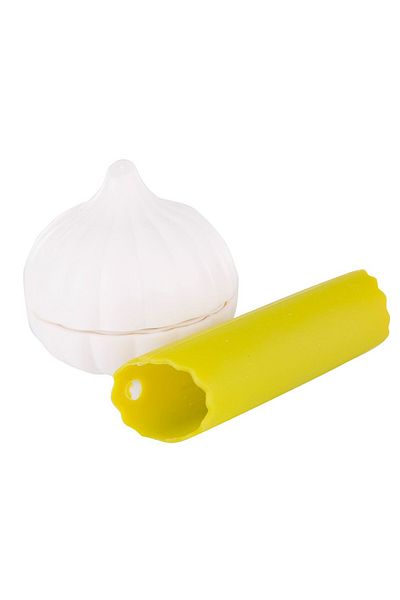 OEM Manual garlic chopper and peeler set, mixed colors
