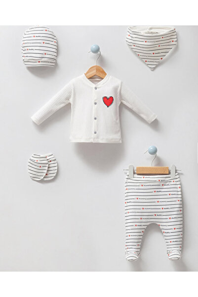 Pure Kids Store نسيج قطني عضوي 100% من نسيج قطني ملتوية للأم والأب على شكل قل...