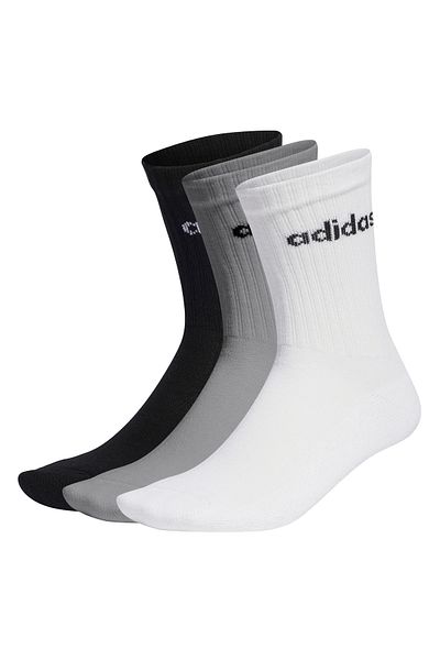 adidas Linear Crew párnázott 3P zokni