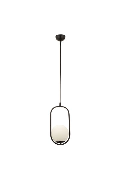 Apliqa Lustra HubRom, LORIN 3537-01-BL 17x100 cm 1xE27-60W Negru