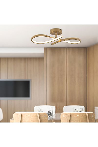 Apliqa Plafonieara Led HubRom, VETTO Antiq 3843-01-FR 52x11 cm 38 W / Lumina Calda,Rece,Neutra 0