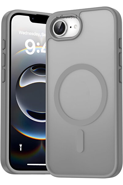 m.tk moveteck iPhone 16e Kılıf Mat Magsafe Şarj Özellikli Darbe Önleyici Hass...