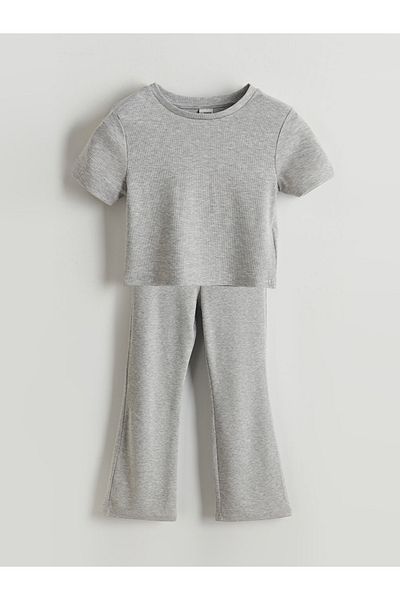 LC Waikiki Lcw Kids Crew Neck Girls T-Shirt & Leggings