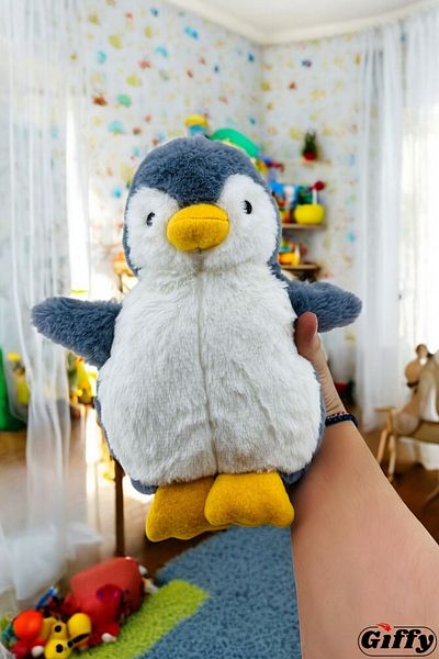 giffy Sevinli Gourdman Penguin Toy, Soft and Sleeping Distance Companion