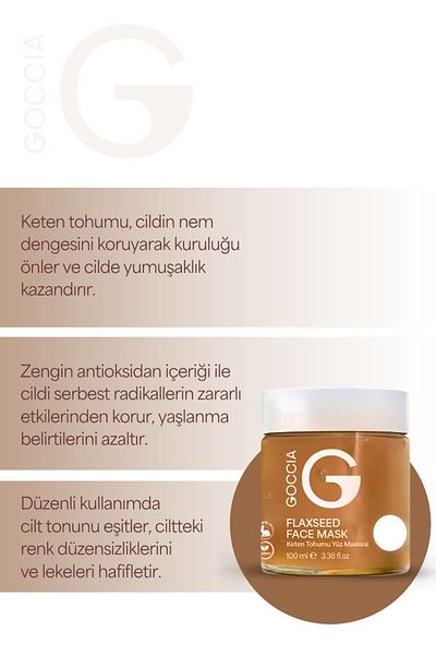 CNR Goccia Linen Seed Gel Face Mask 100ml