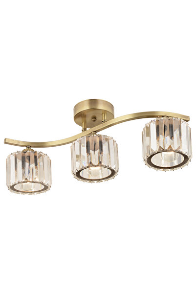 Apliqa Tufty 3Lü Eskitme Kristalli Modern Yatak Odası Salon Kristal Avize