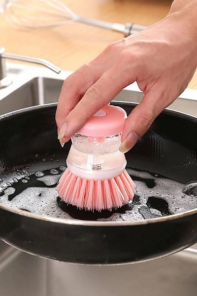 TECHNOFAST Dishwasher Brush with Detergent Tank