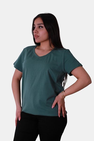 trender V-Neck Mint Green Women's T-Shirt Cm18