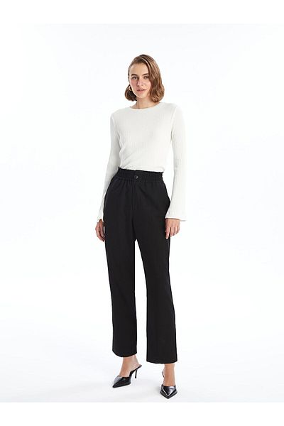 LC Waikiki Women's Trousers with Elastic Waist