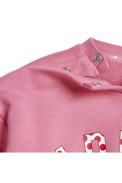 adidas Disney Minnie Mouse Child Grey/Pink Tracksuit Set