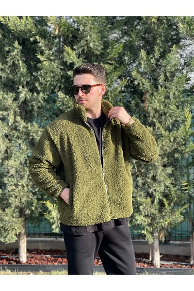 MBEY1989 Λούτρινο παλτό με όρθιο γιακά UNISEX