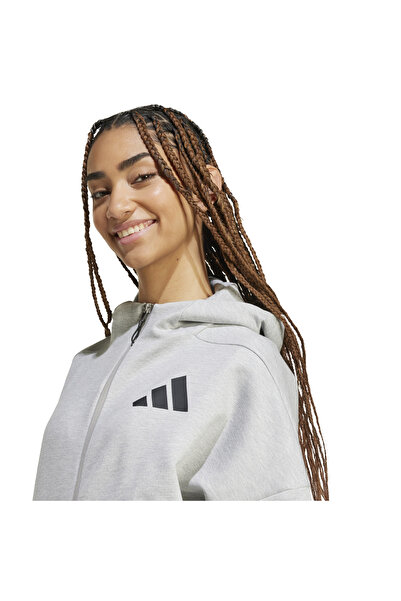 adidas W Z.N.E. FZ Eşofman Üstü Gri JD9593