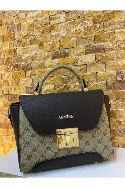 Armine Modern Mink Dot Handbag Stylish and Convenient Bag