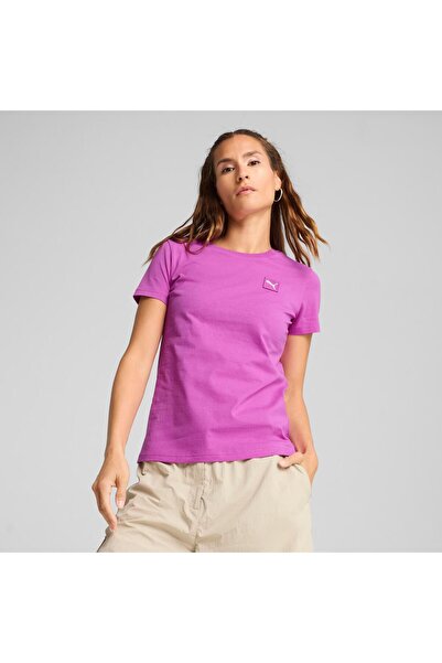 Puma ESS ELEVATED Kadın Mor Tişört 69089489