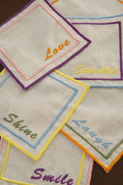 Pilloveland 6-Piece Coffee Side Cocktail Napkin
