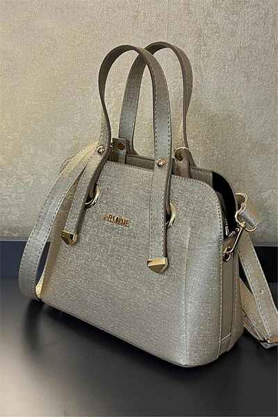 Armine Daily Stylish Useful Strap Women's Shoulder Bag Gold