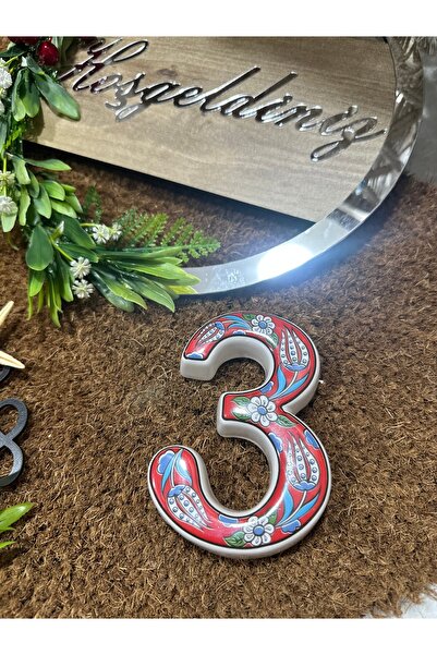 Marrone Hoşgeldiniz Kapı Süsü Priz Çerçevesi Kapı Numarası Daire Nımarası Paspas