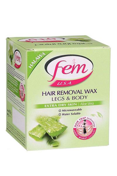 Fem Aloe Vera Leg and Body Hair Removal Wax