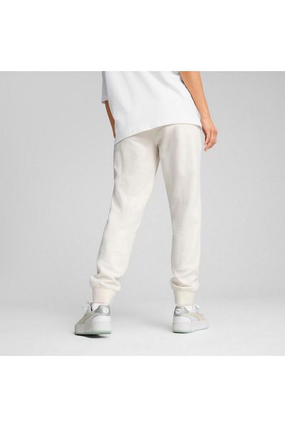 Puma Ess Elevated Trcl Women's Ecru Sweatpants 69089999