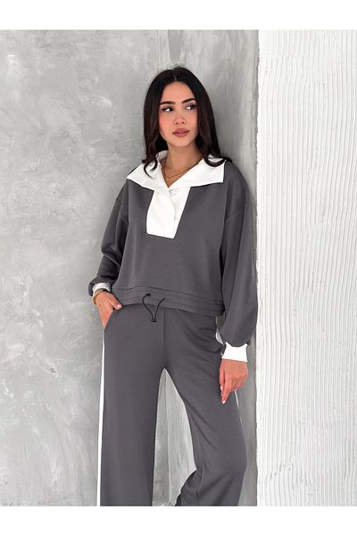 02Lady Fashion GARNITURĂ DE GULER DE GULER CU TEXTURA MOALE CU TEXTURA MOALE DE ȚESĂTURĂ MODAL