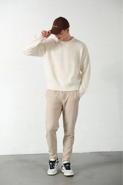 Luxe Dream Men's Pants Lycra Straight Leg