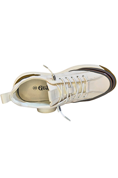 Guja Casual Sneakers - Leather Rubber Laced Shoes 2525Y572-1