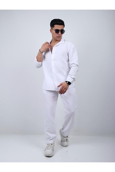 Street Park New Season 2025 Oversize 100% Original Linen Set