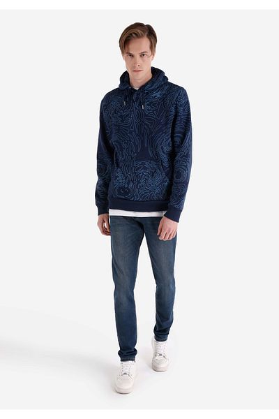 Colin's 041 Pantaloni de jeans albaștri pentru bărbați, slim fit, cu talie joasă