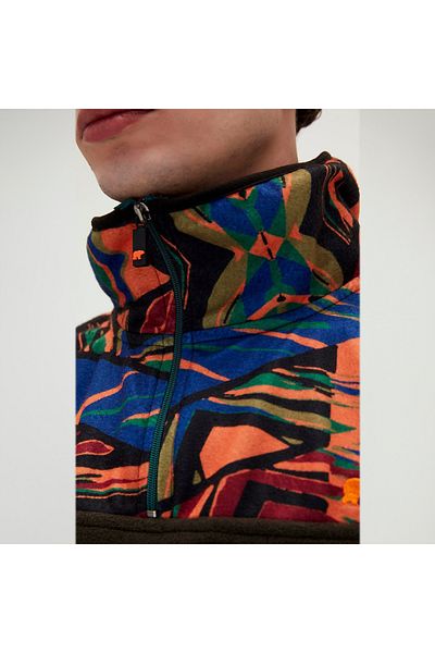 Bad Bear Mırage Half-zip Polar للرجال من الصوف البرتقالي 21.02.21.007-c38