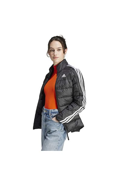 adidas Women's Essentials 3-Stripes Light down Coat Black Coat Hz5726