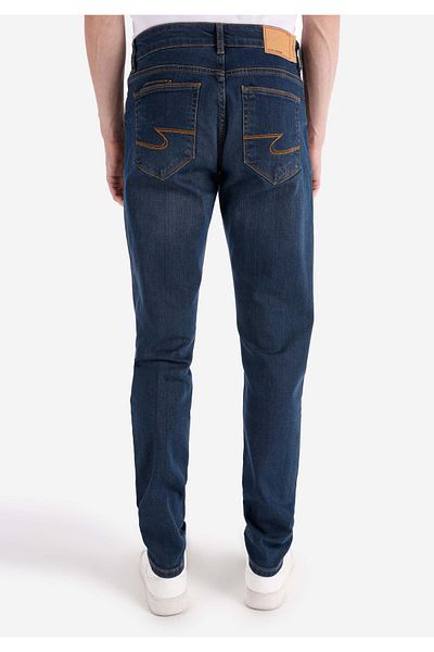 Colin's 041 Pantaloni de jeans albaștri pentru bărbați, slim fit, cu talie joasă