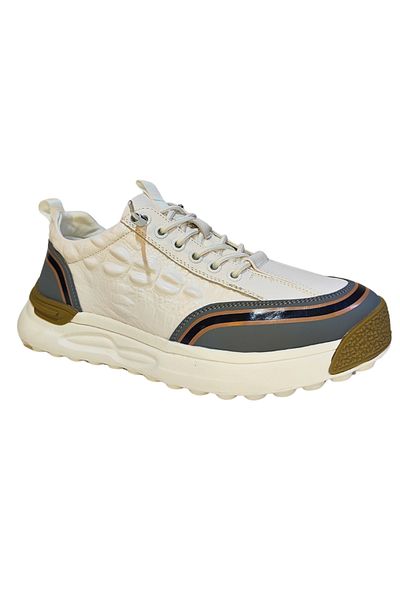 Guja Casual Sneakers - Leather Rubber Laced Shoes 2525Y572-1