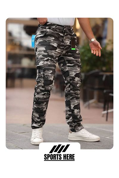 Son Bazar Regular Fit Cargo Pocket Military/Commando Camouflage Patterned Trousers