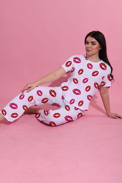 şuranur Costum de pijama KISS BAMBOO de calitate largă