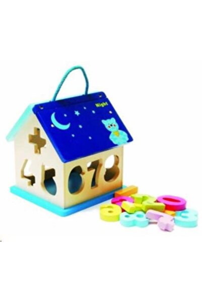 Generic Brand Find and Build House with Wooden Figures