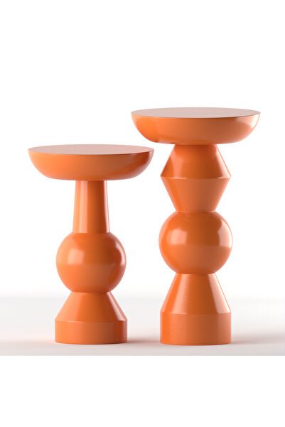 More Wood Design Enva 2'li Ahşap Sehpa